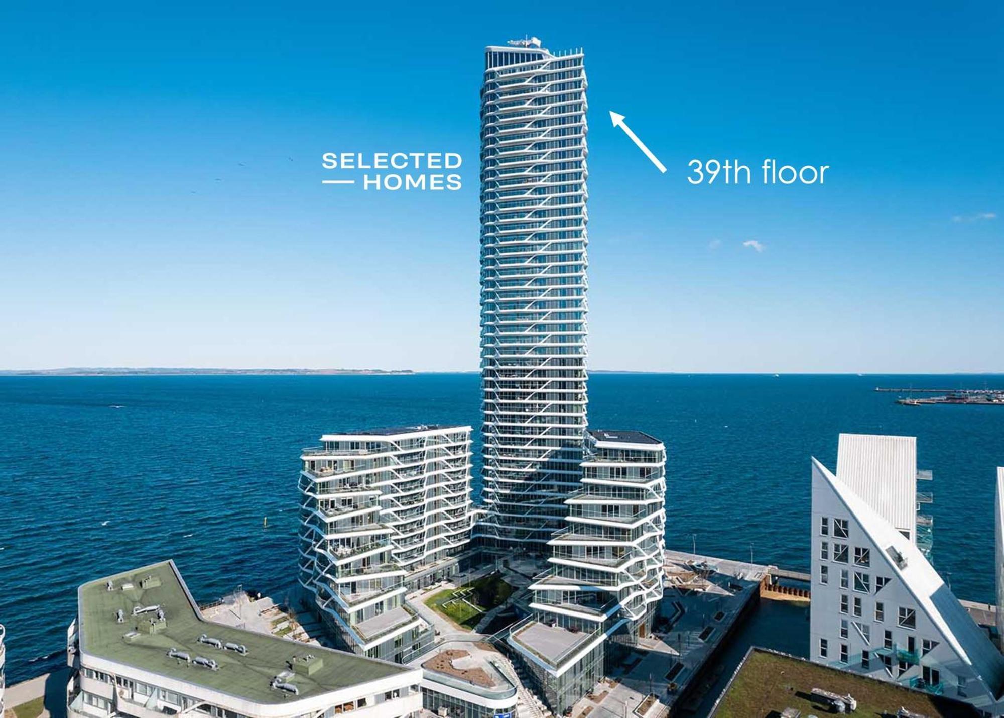 Penthouse Paradise On 39Th Floor Apartamento Århus Exterior foto
